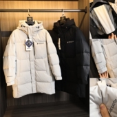 纯色中长款 线下2000 抗严寒保暖羽绒服 冬季 男士 一件 超高充绒量