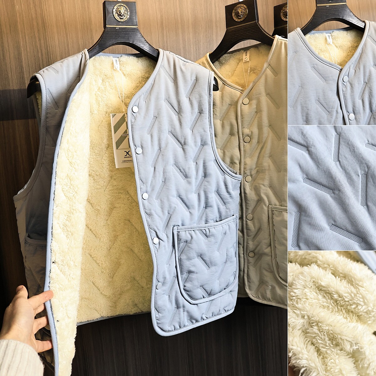 男女通勤~内搭通勤！棉马甲外套