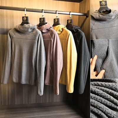 出色保暖！波浪纹抓绒！宽松卫衣