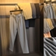 微廓立体裁剪百搭直筒休闲裤 轻奢线 潮 秋季 男士 柜398 立体裁剪