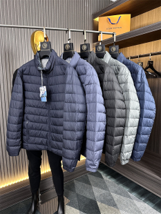 秋冬男士 轻薄款 巨暖鸭绒保暖立领羽绒服外套 90%绒 石墨烯科技
