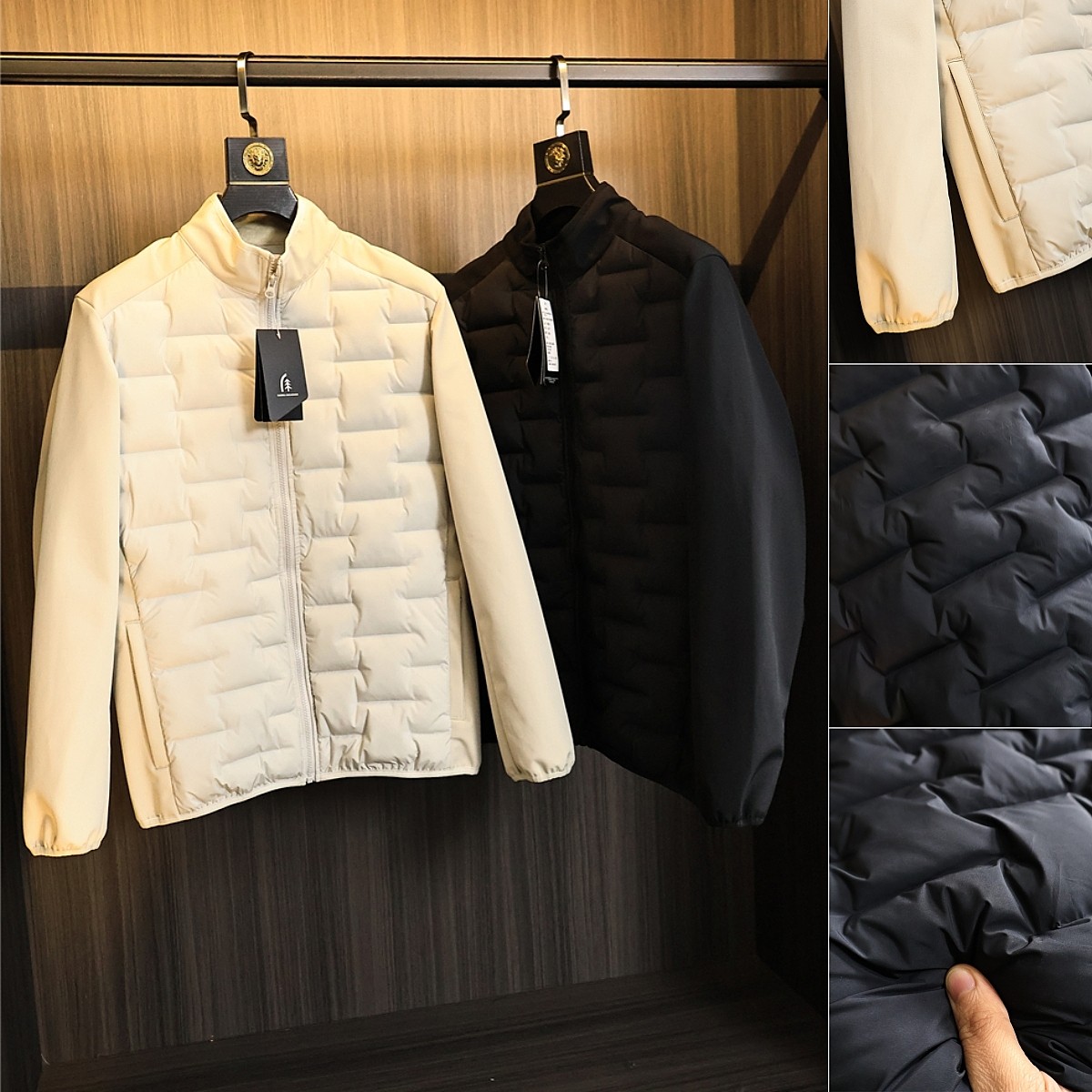 立体压胶绗棉！ODM公司棉衣外套