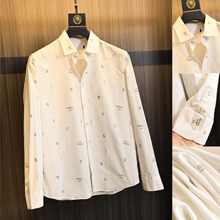 秋季 男装 时尚 G货 衬衫 高支水洗牛津纺 百搭通勤休闲长袖 潮 原货