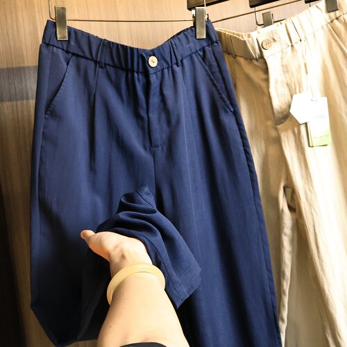 轻盈舒适！COOL凉感！直筒休闲裤