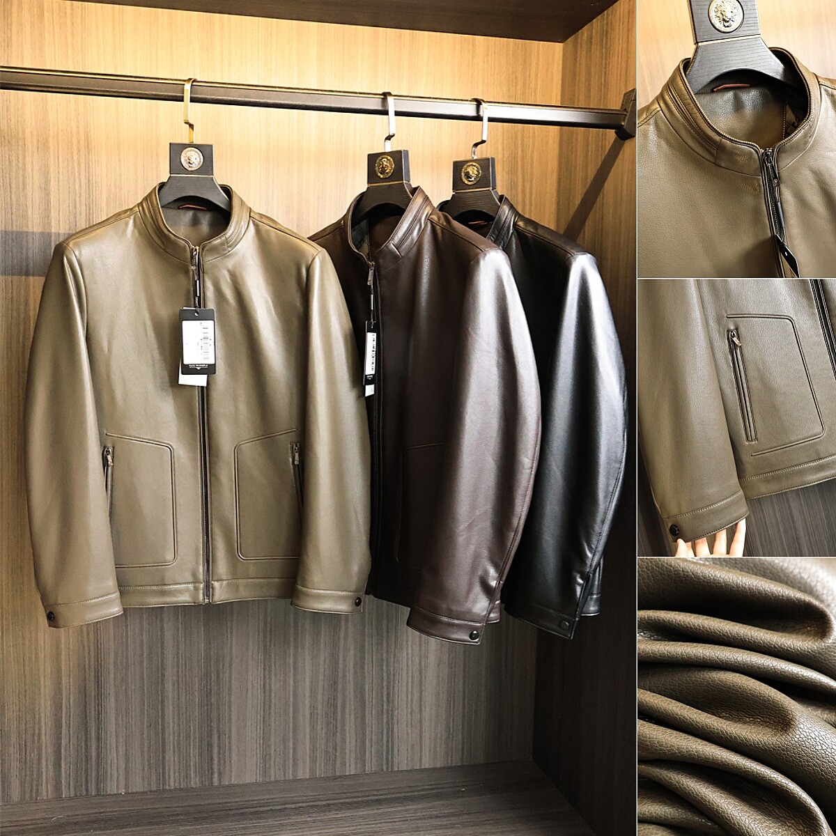 上乘牛货！皮感高级！休闲皮衣潮