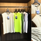 户外运动打篮球无袖 2025夏季 圆领速干背心 透气不透肉 大身网眼