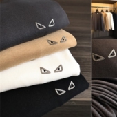 T恤衫 高奢 秋冬男士 纯色百搭圆领打底衫 小恶魔 生姜发热面料