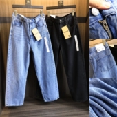 磨白亲肤透气日系复古牛仔裤 2025年春季 男 微廓宽松直筒 重磅水洗