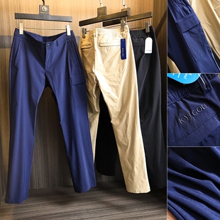 超乎想象！立体贴袋！秋季男士户外高尔夫出口单直筒高弹休闲裤潮
