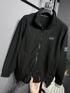 双面加厚摇粒绒 木巨600 限时59 秋冬男保暖夹克外套 减标