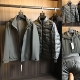 秋冬男士 高端压胶工艺 可脱卸内胆 纯色户外防泼水连帽羽绒服潮