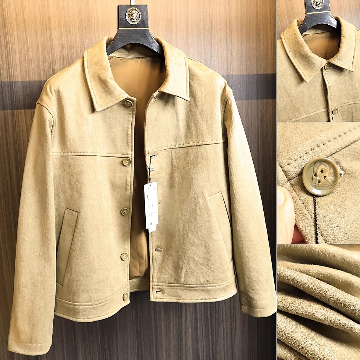 少量余单！麂皮绒面料！夹克外套