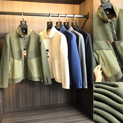 口碑订单！双面摇粒绒！立领夹克