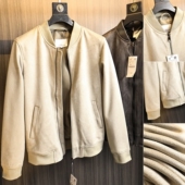 纯色美式 口碑牛货 秋冬男士 麂皮绒 复古棒球领休闲夹克 老渠道