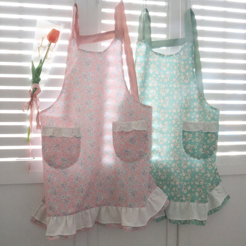 工作服碎花舒适家用厨房透气时尚