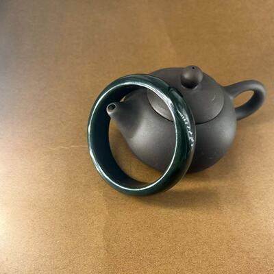 天然青玉手镯女款新疆和田玉加宽加厚玉石手环玉镯子送证书可复检