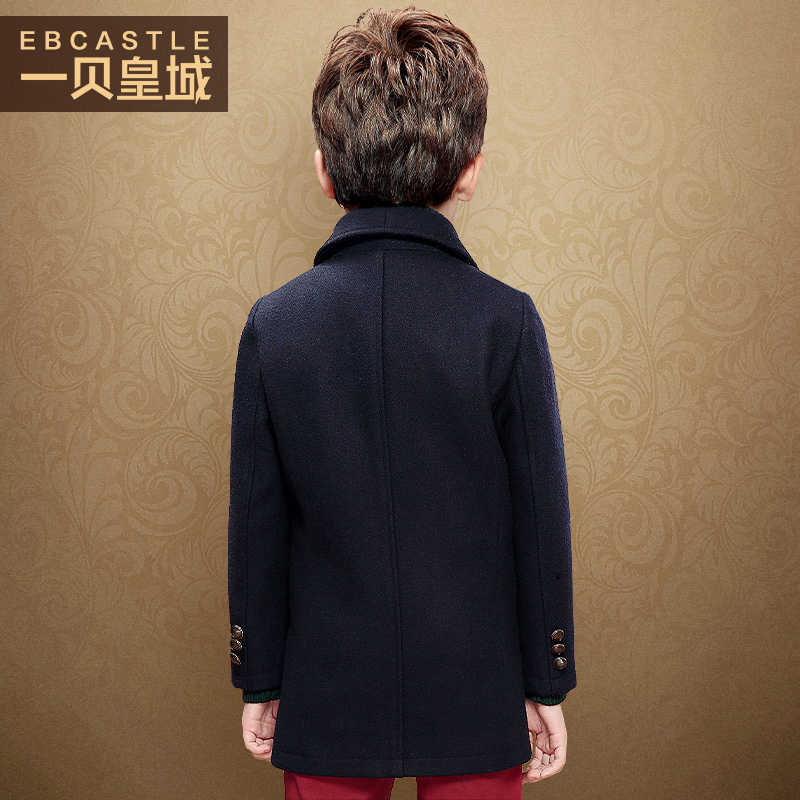 Manteau pour garcon EBCASTLE en mélange - Ref 2161282 Image 5