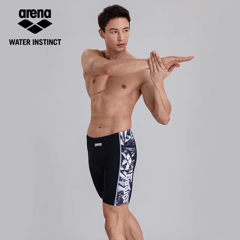 阿瑞娜泳裤男平角防尴尬温