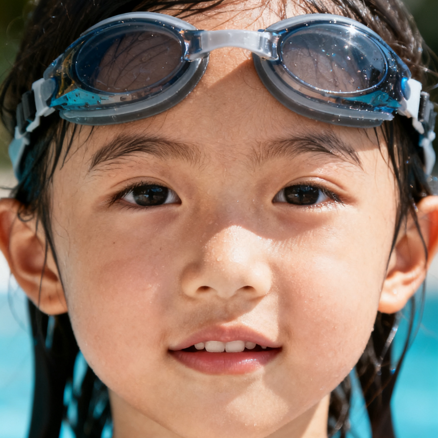 speedo儿童泳镜arena防雾水大框