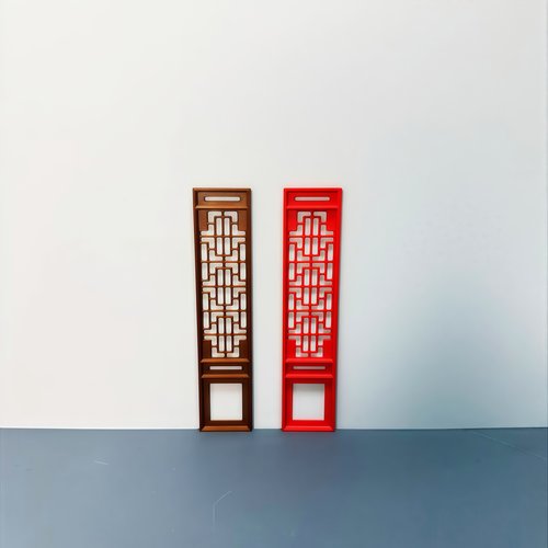 娃娃屋古风造景摆件古风屏风