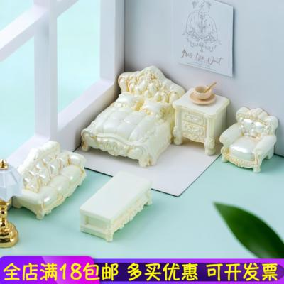 仿真巴洛克家具娃屋造景