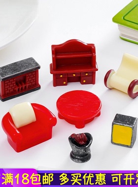 创意欧式壁炉摇椅装饰品配件