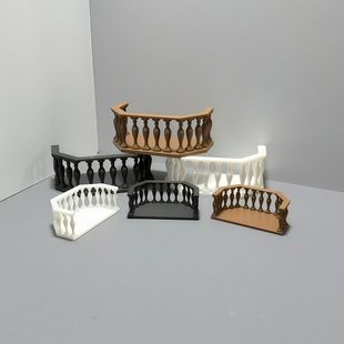 饰配件 阳台 欧式 哥特式 微缩场景DIY摆件 壁挂置物架 娃屋造景装