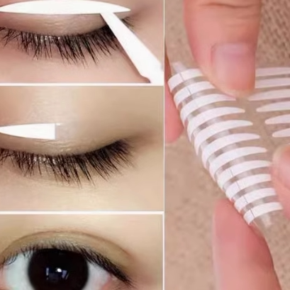 巴莱蒂双眼皮贴送叉子隐形无痕