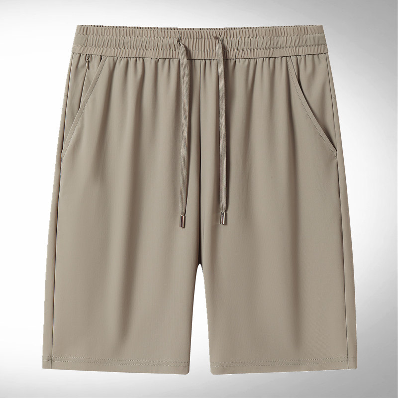 2026新款男士冰丝休闲短裤加肥加大码薄款宽松直筒篮球跑步运动裤