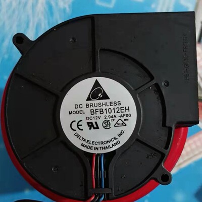 台达鼓风机 BFB1012EH 9733 12V 2.94A 双滚珠大风量离心涡轮风机