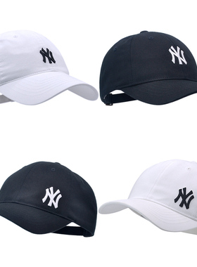 正品大牌ny软顶鸭舌帽 遮阳显脸小白网红李子柒同款棒球帽子女男