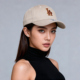 硬顶卡其色棒球帽 LA秋冬 ins明星网红 47brand ny鸭舌帽子男女款