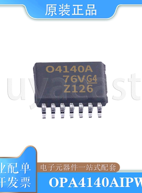 OPA4140AIDR/AIPWR SOIC/TSSOP-14 FET输入运放 20V/µs 36mA