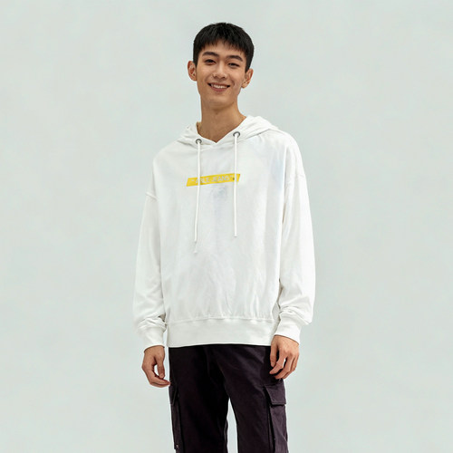 纯福利ABLE JEANS男女中性春夏薄卫衣套头宽松落肩潮流百搭休闲衫