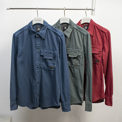 超赞长袖休闲衬衫翻领潮