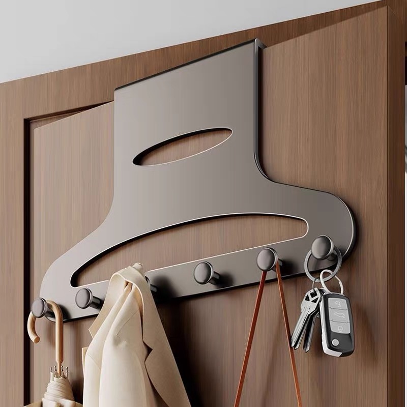 免组装挂钩 一贴即用 紧贴门面 开关门静音