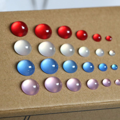 羊毛毡戳戳乐仿猫眼玩偶眼睛diy