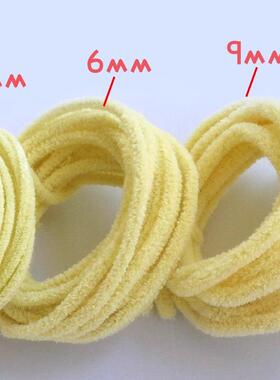 小丸子手工6mm彩色超密羊毛毛根扭扭棒小狗手工diy材料包玩偶恐龙