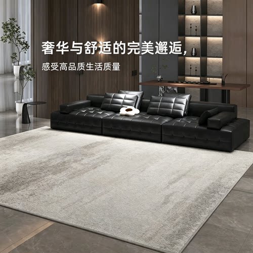 地毯客厅轻奢高级免洗可擦2026新款意式极简卧室地垫家用防水防污
