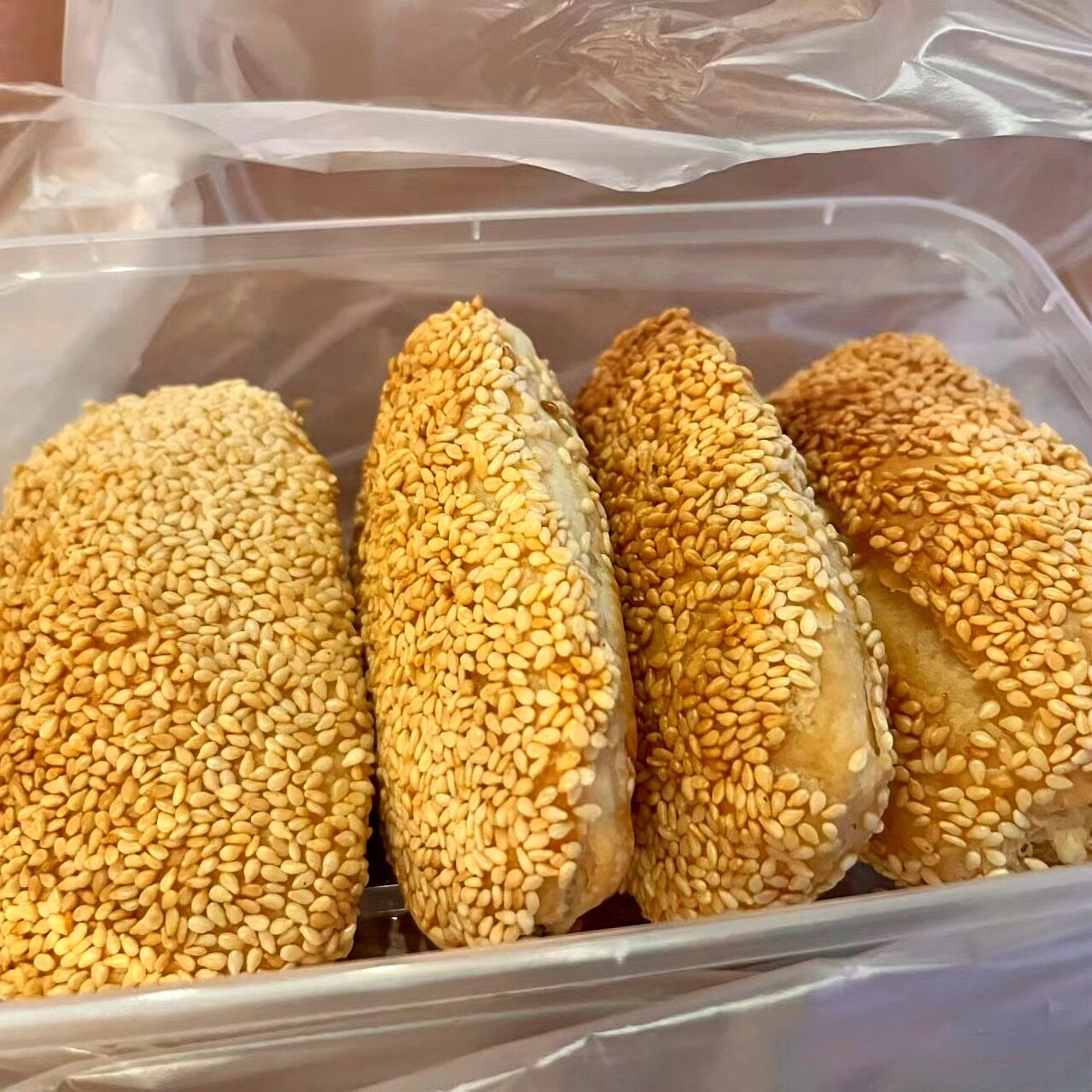 包邮区无锡穆桂英油酥饼6个装糕团葱油饼苏式猪油香葱特产