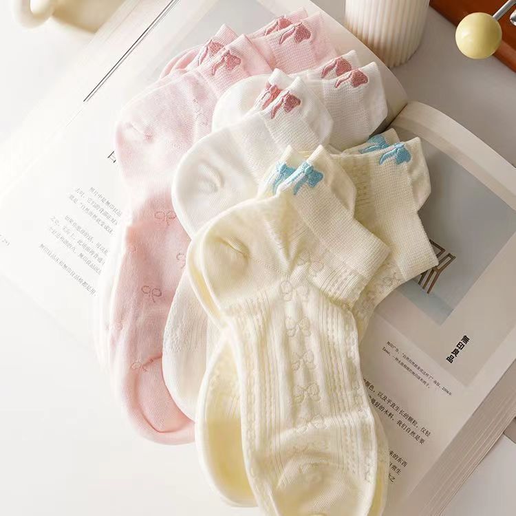 韩系少女夏季薄款低帮透气船袜