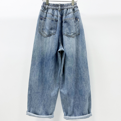 春新款CHYY宽松牛仔女老爹裤松垮
