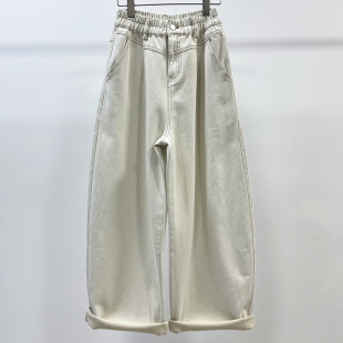 休闲显瘦宽腿牛仔老爹裤 2025松垮女萝卜裤 欧洲站百搭 新款 CHYY春季