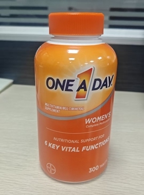 Bayer拜耳One A Day男女多种综合维生素 女性复合维生素300粒26.1