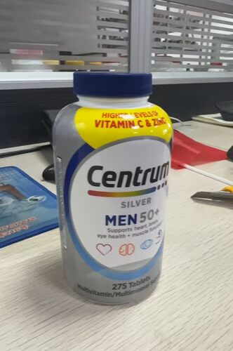 Centrum善存银片 男性复合维生素银片 50岁以上275粒到期日28.2