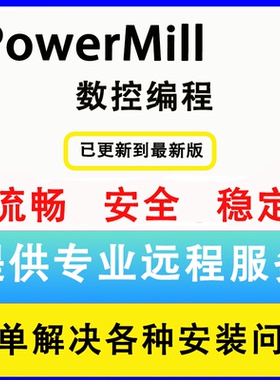 powermill 2026/2024 2022 2021 2020 2017 PM 远程安装
