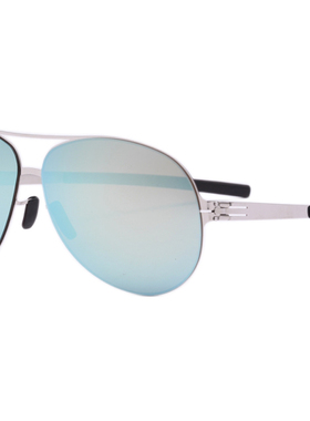 Icberlin男女款彩膜太阳镜飞行员式薄钢无螺丝墨镜christian sraf