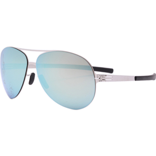 Icberlin男女款彩膜太阳镜飞行员式薄钢无螺丝墨镜christian sraf