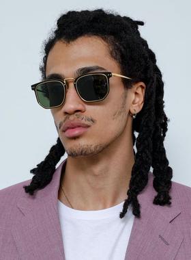 LINDA FARROW墨镜时尚新款方框超轻纯钛LFL1113琳达法罗太阳眼镜