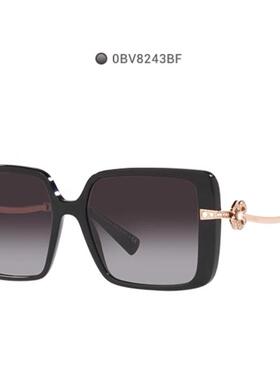 BVLGARI/宝格丽墨镜女时尚金属大框渐变板材方形太阳眼镜BV8243BF